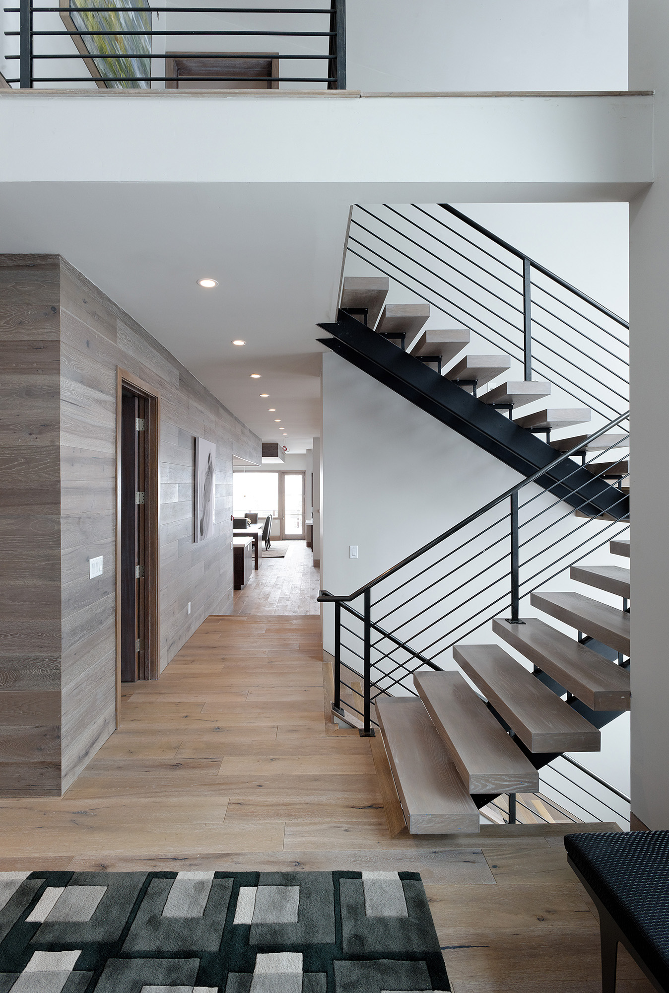 Stairway interior Design at Faraway near Aspen