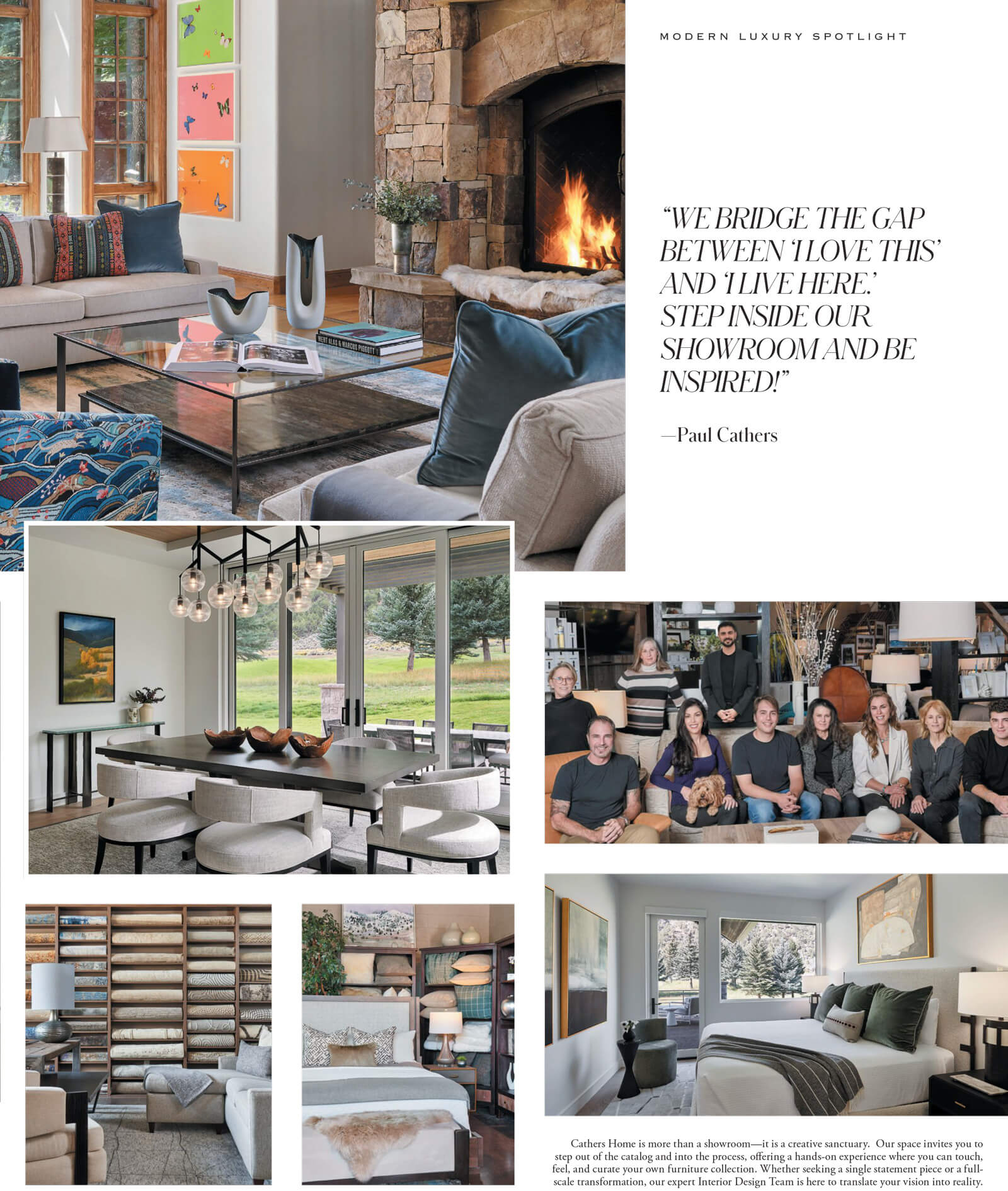 Modern Luxury Magazine Article