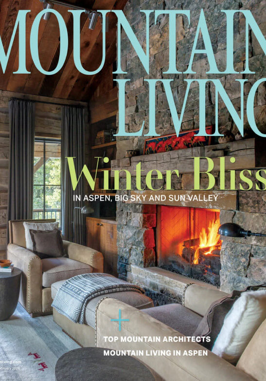 Mountain Living Magazine cover - Winter Bliss